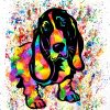 Basset Hound Canvas Painting