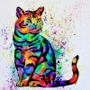 Cat Canvas Painting